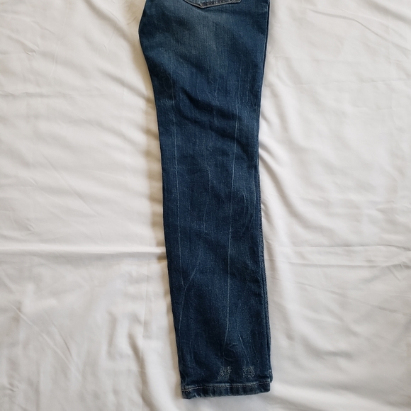 Zara Trafaluc dark wash distressed  jeans - Picture 8 of 15